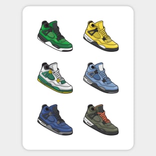 AJ 4 Retro Sneaker Collector Sticker